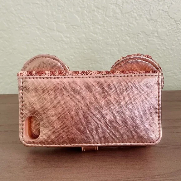 SOLD Disney IPhone 8/7/6s Case - Sequined Minnie Mouse - Rose Gold - Picture 3 of 4